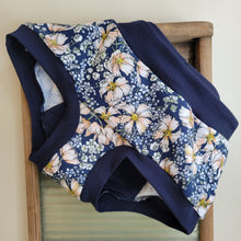Load image into Gallery viewer, Navy Floral Period Panties