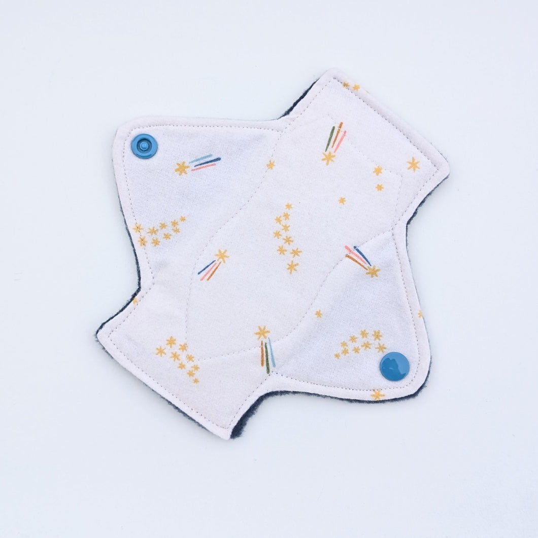 Stars on Cream Panty Liner