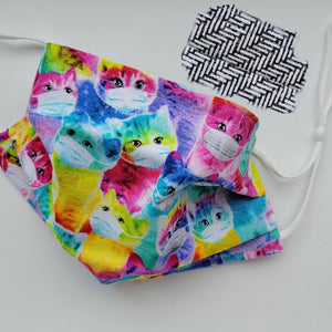 Adult 2 Layer Cotton Mask PLUS Non-Woven Filter